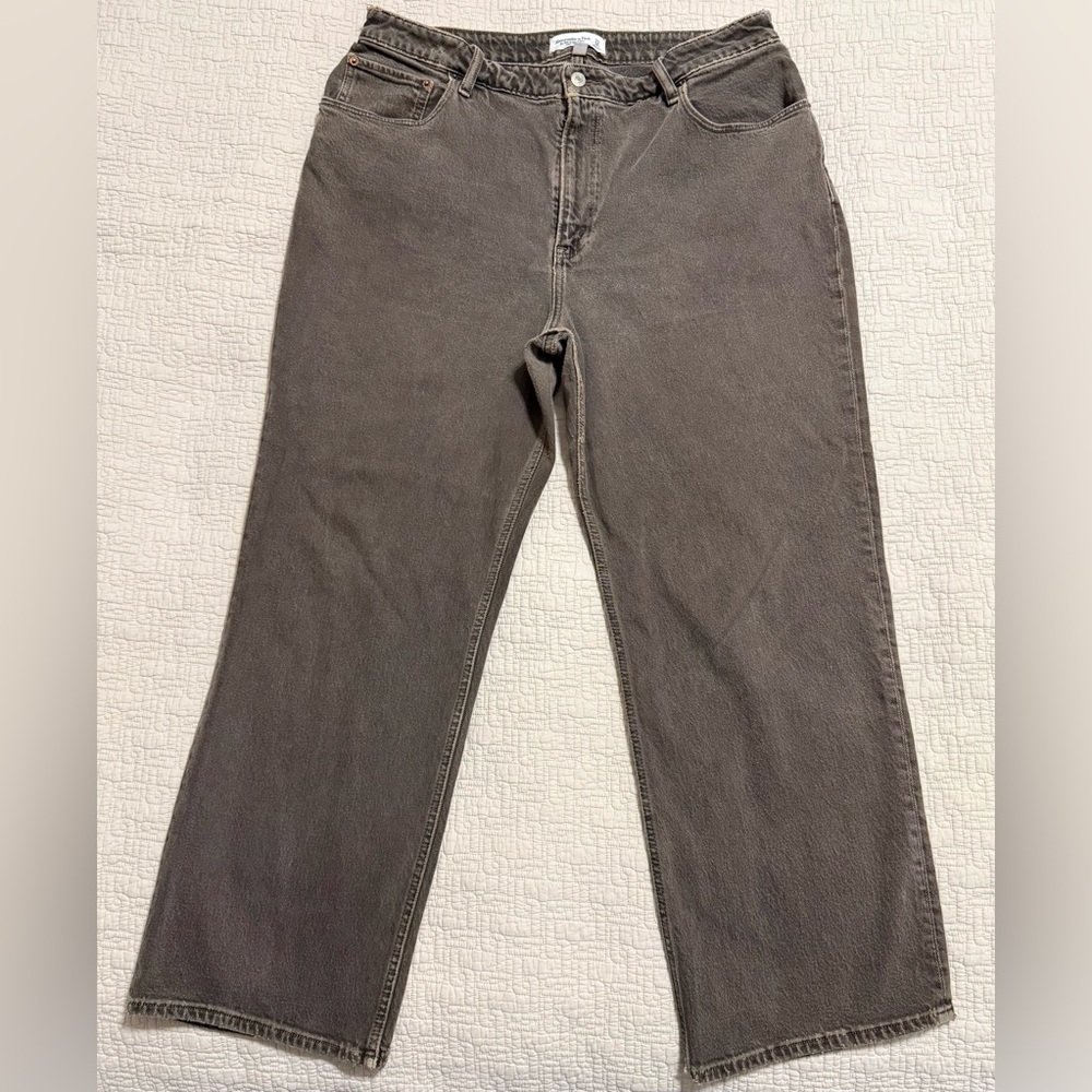 Abercrombie Fitch 90s Relaxed Jeans High Rise Curve Love Size 33/16S